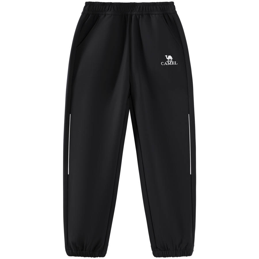 CAMEL Windproof Fleece Lined Middle School Pants For Boys And Girls Sports Pants Soft Shell Pants Kids'