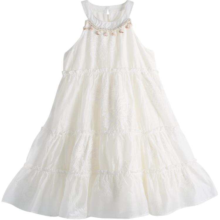 PROTECTCAMEL PROTECTCAMEL Kids Dresses Crew Neck Thin