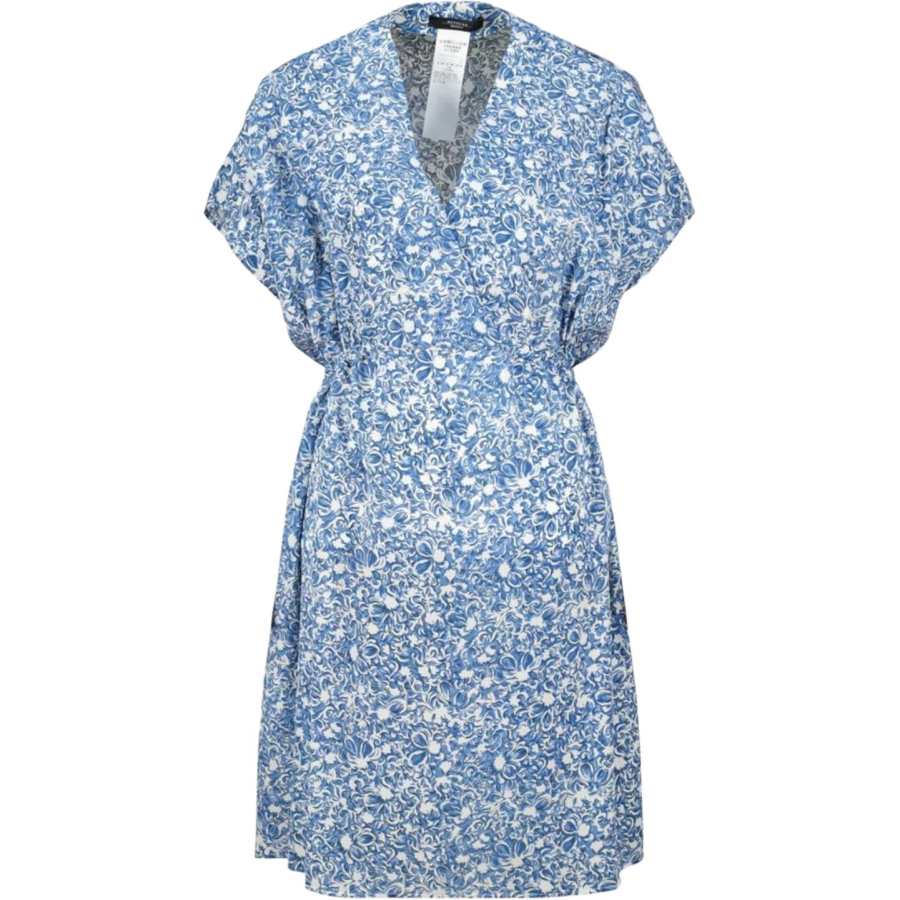 WEEKEND MaxMara Weekend Max Mara All Over Patterned V Neck Dress