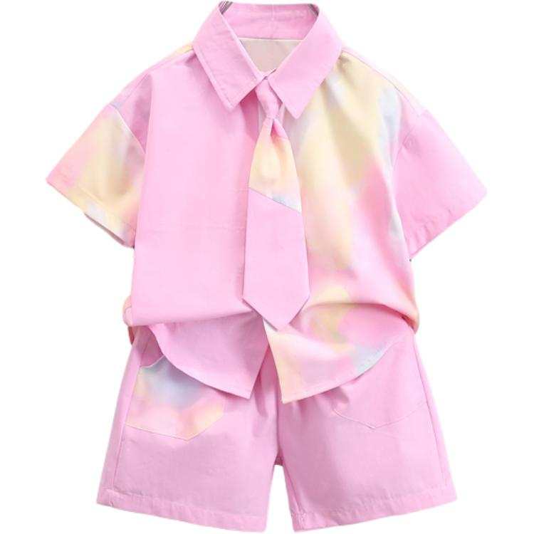PROTECTCAMEL PROTECTCAMEL Pre School Casual Sportswear Pointed Collar Moderate Short