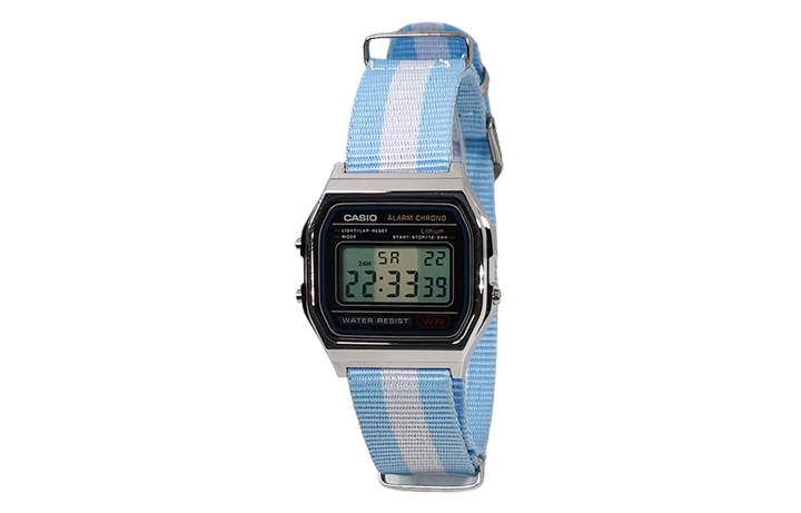 CASIO CASIO Custom Collection Quartz Movement Nylon Strap Watch Men's Watches Black Dial