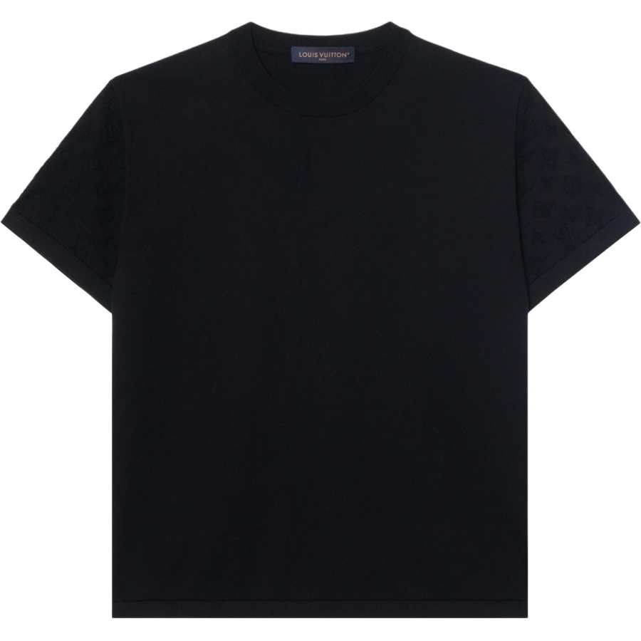 LOUIS VUITTON Lv Monogram Short Sleeved Crewneck