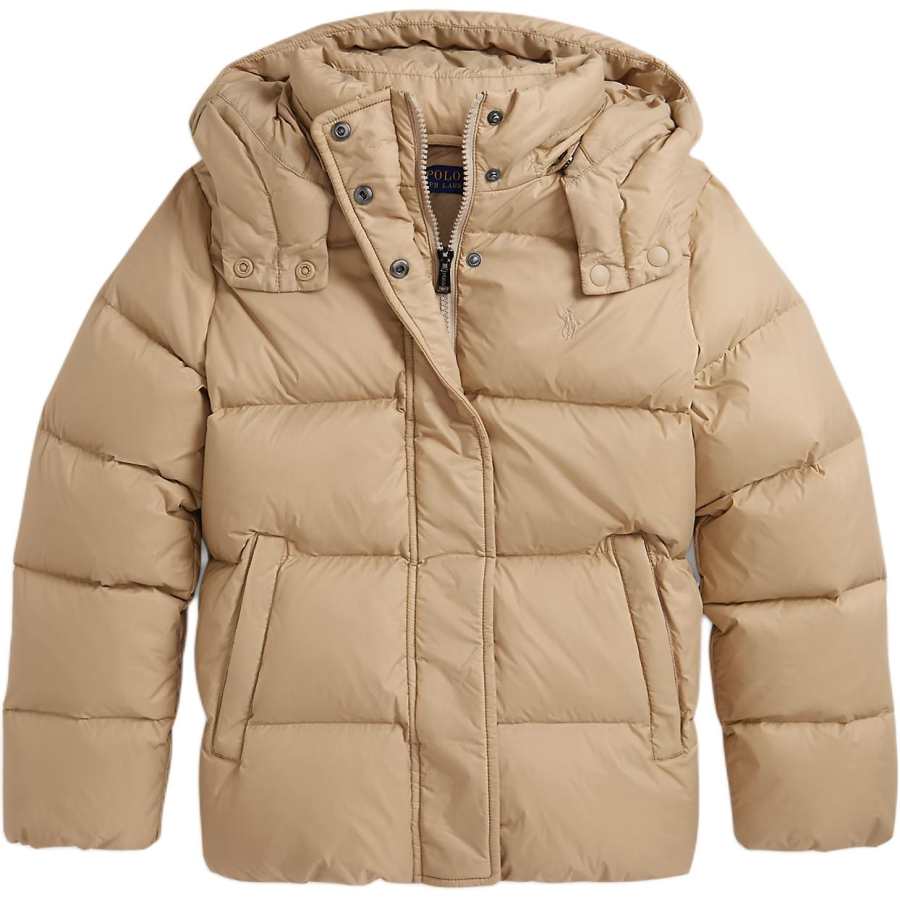 Polo Ralph Lauren FW25 Down Jacket Teenagers Vintage Khaki