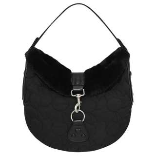 Kirsh Nylon Shoulder Bag Women's Black