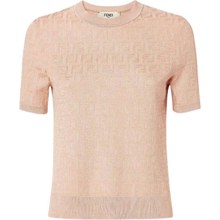 FENDI Short Sleeved Crewneck Jumper