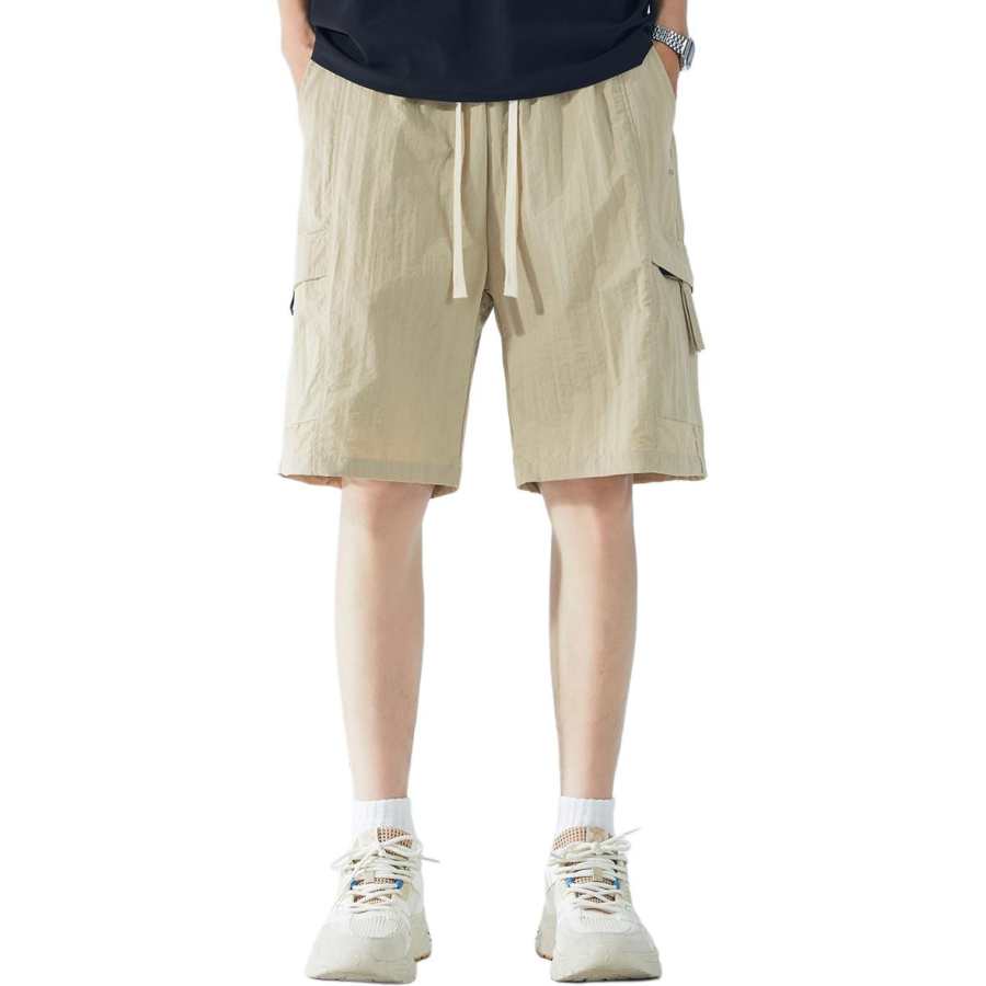 361° 361° Casual Shorts Men's Light Beige Gray Thin
