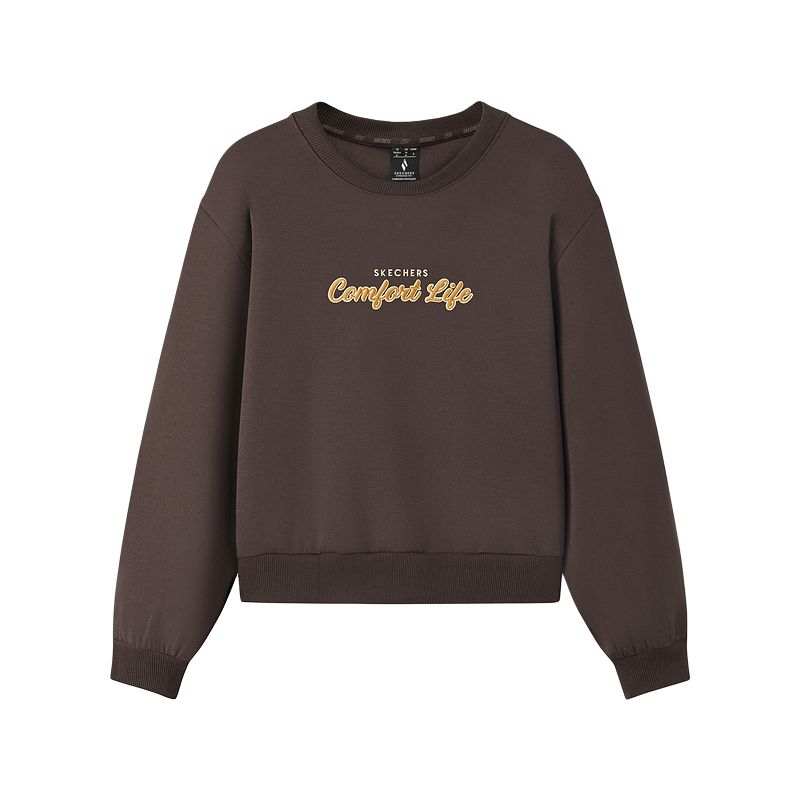 Skechers Sweatshirt Women's Dark Caramel Brown/05U5