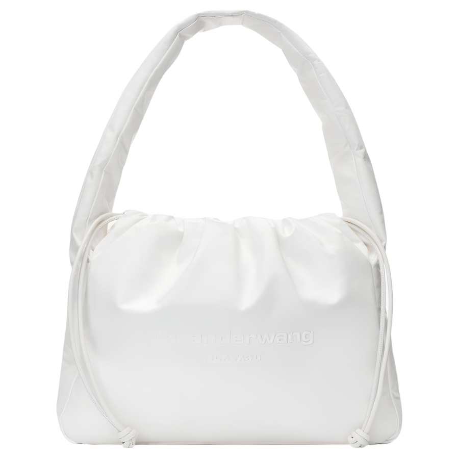 Alexander Wang Ryan Lambskin Handbag, Shoulder Bag Women's White
