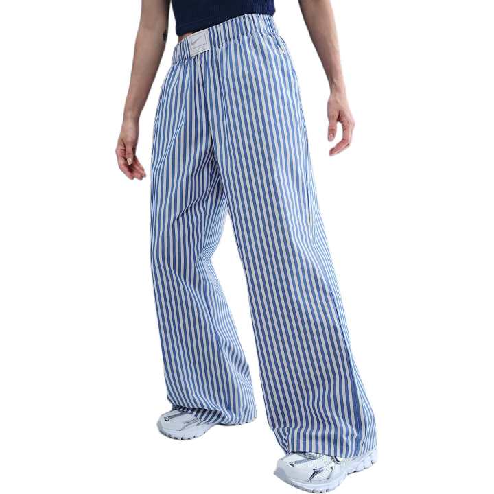 Nike Nike Clothing Casual Pants Women's Blue Moderate Wide Leg Pants