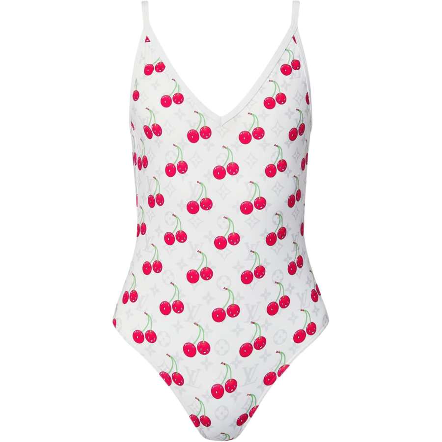 LOUIS VUITTON x Takashi Murakami One piece Swimsuit Women's Multicolor