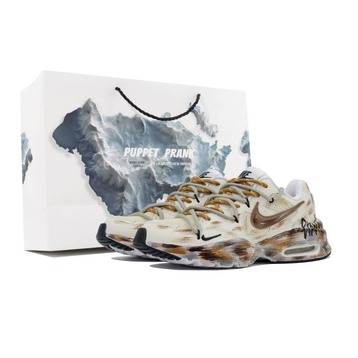Nike Nike Air Max Fusion Low top Casual Running Shoes Women's White Yellow