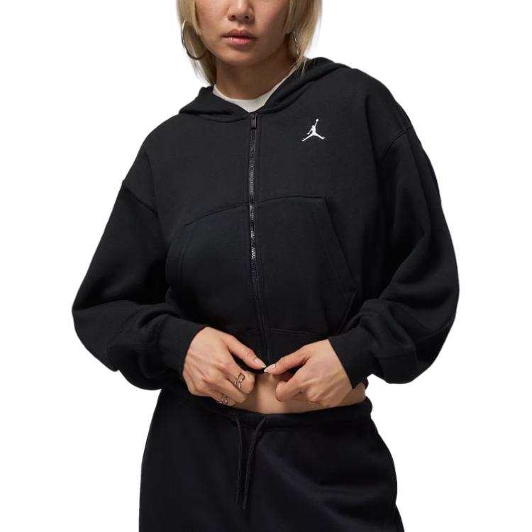 Jordan Jordan Brooklyn Fleece Women's Cropped Full Zip Hoodie