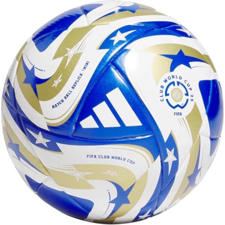 Adidas Adidas Size 1 Mini Soccer Ball Unisex Blue White Gold