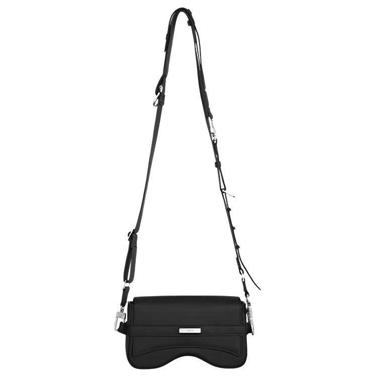 C2H4 Elegance Portable Crossbody Bag, Shoulder Bag Women's Black