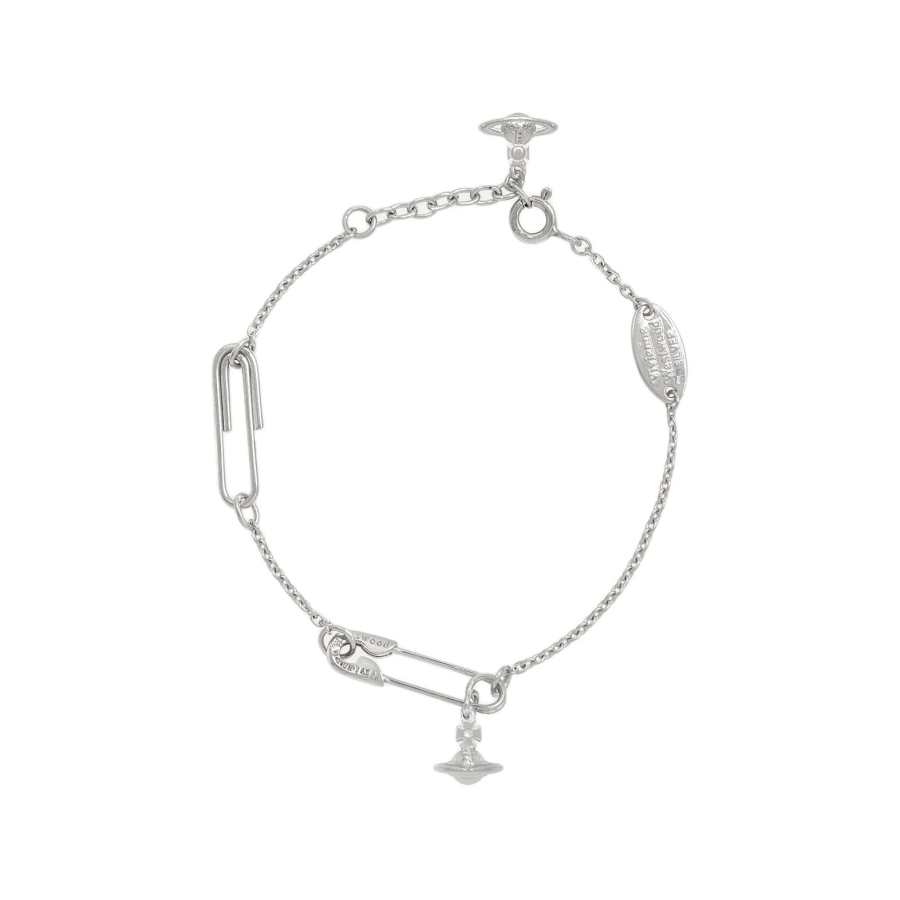 Vivienne Westwood Bracelets Unisex Silver