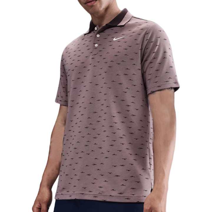 Nike Nike Clothing Polo Shirts Men's Taupe Polo Collar Moderate