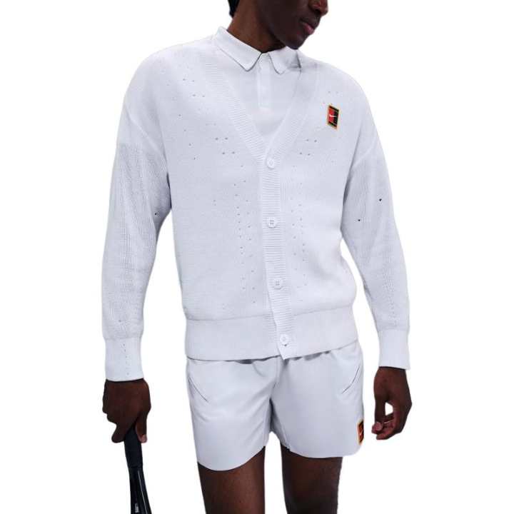 Nike Nike Clothing Knitwear Men's White V Neck Moderate