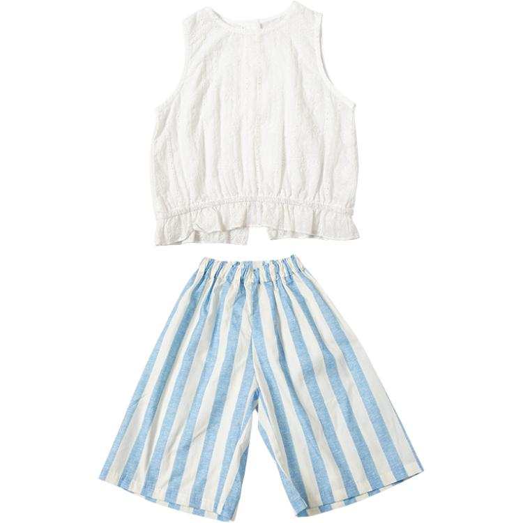 PROTECTCAMEL PROTECTCAMEL Pre School Two Piece Skirt Sets Crew Neck Moderate Short