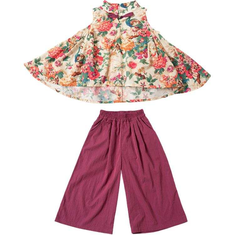 PROTECTCAMEL PROTECTCAMEL Pre School Two Piece Skirt Sets Crew Neck Moderate Short
