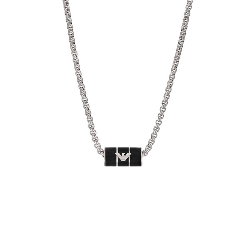 EMPORIO ARMANI Stainless Steel Necklaces Men's Silver