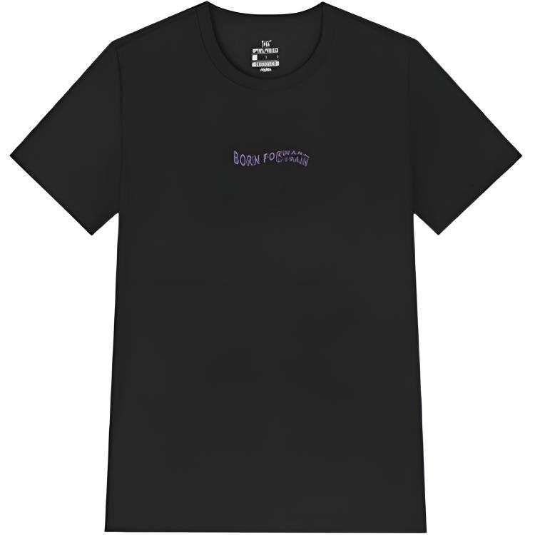 361° T Shirts Women's Super Black Crew Neck Thin Straight Fit
