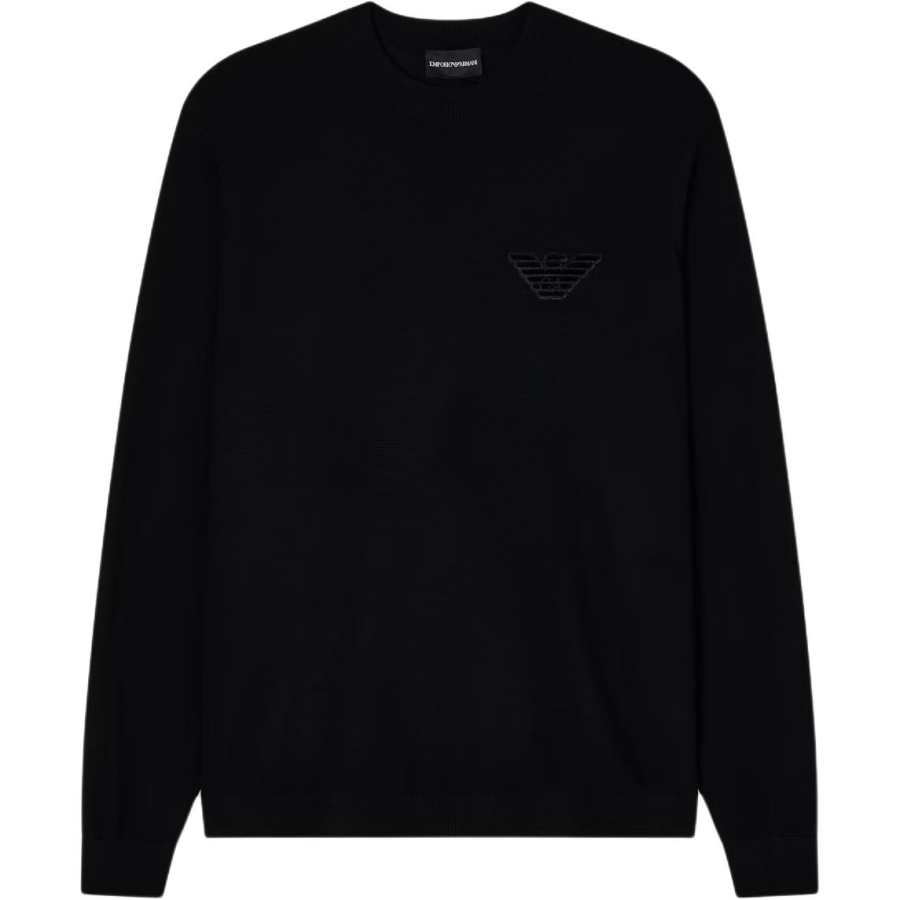 Emporio Armani logo-embellished crew-neck sweater