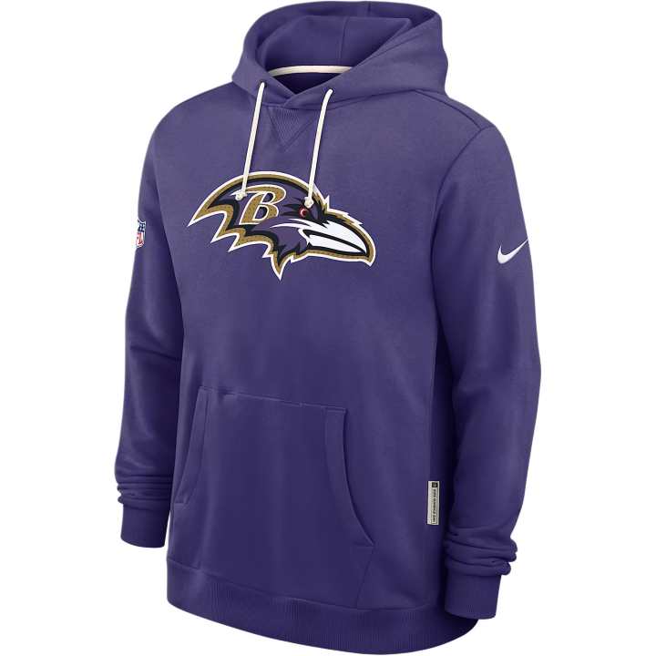 Nike Nike Baltimore Ravens Initial Home Sideline Men's Nike Dri-FIT Nfl Pullover Hoodie