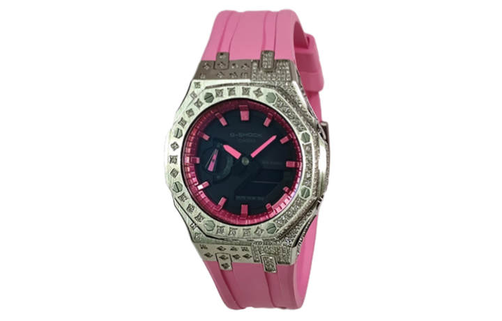 CASIO CASIO Custom Collection GA2100 Collection Quartz Movement Fluoroelastomer Strap Watch Men's Watches