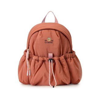 Teenie Weenie Fabric Backpack Women's Maple Leaf Orange/Sprout Green/Light Gray Purple