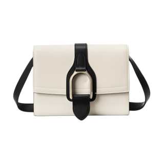 Ralph Lauren Collection Cow Leather Crossbody Bag, Wallet Women's White