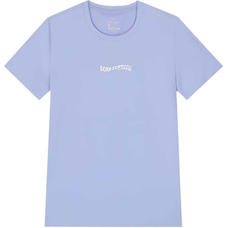 361° T Shirts Women's Sophie Purple Crew Neck Thin Straight Fit