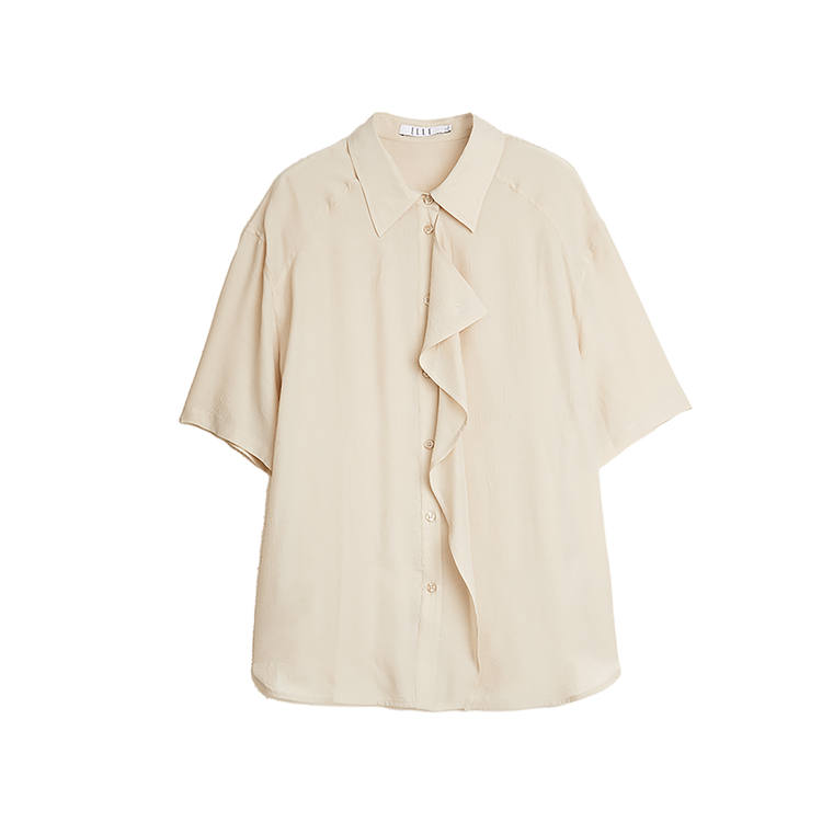 ELLE ELLE Shirts Women's Lapel Thin