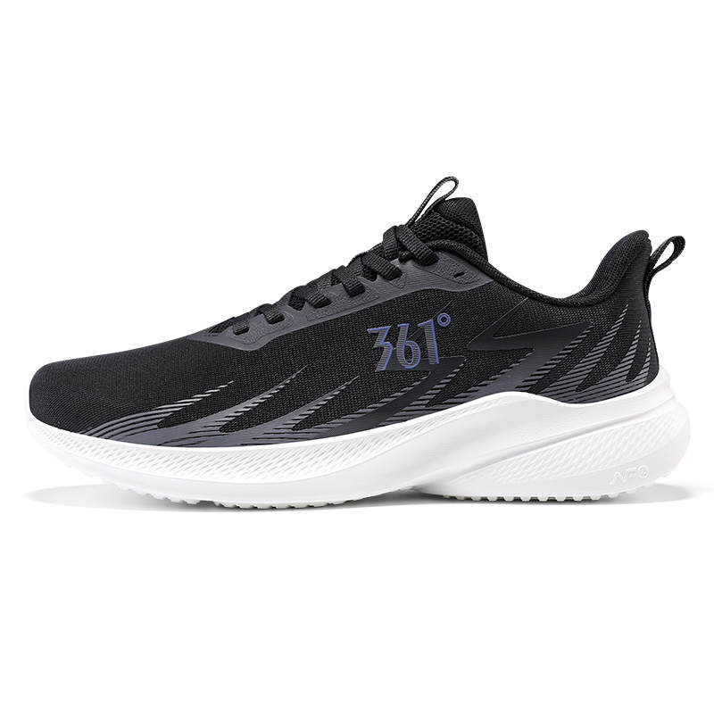 361° Breathable Lightweight Low top City Commuting Running Shoes Men's Black