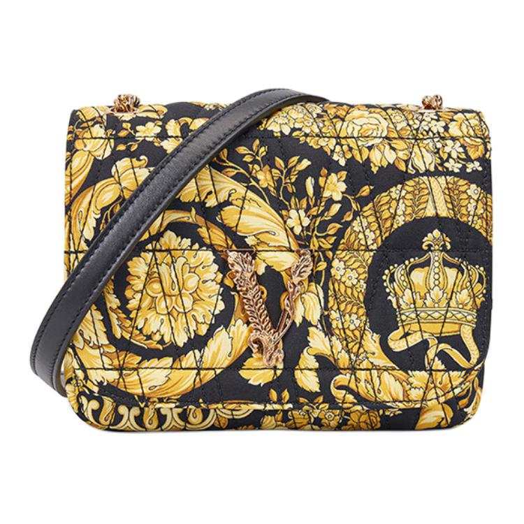 VERSACE Fabric Shoulder Bag, Crossbody Bag Women's Multicolor