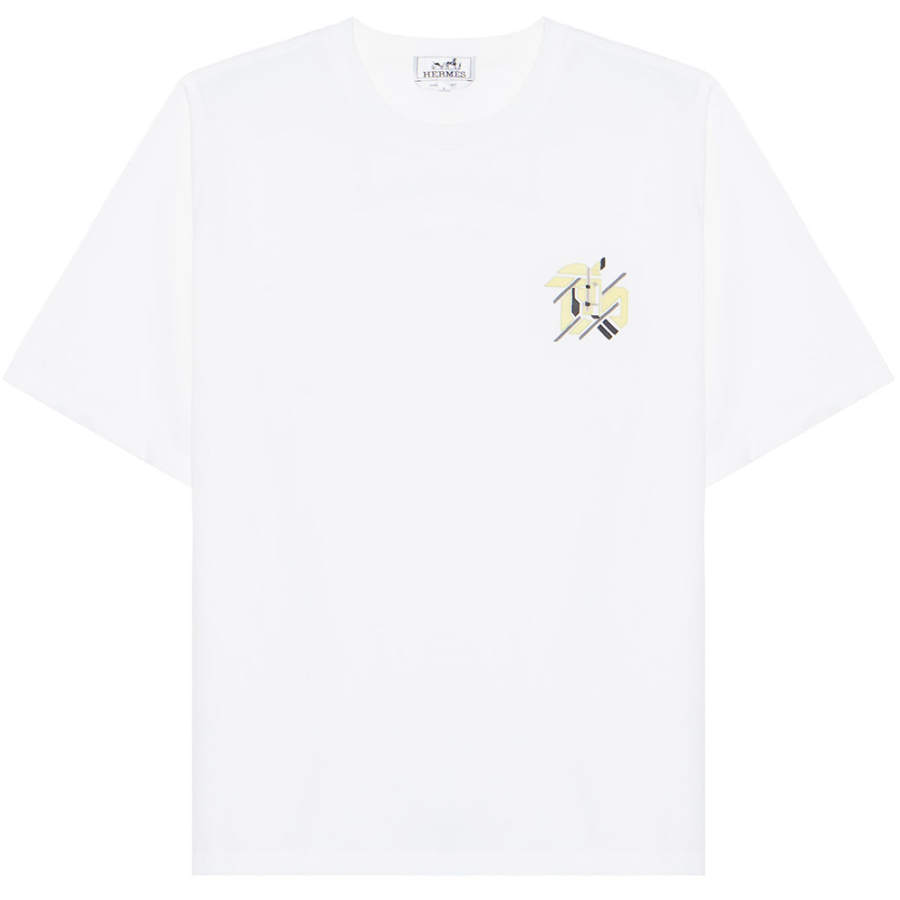 HERMES HERMES SS23 T Shirt Men's White