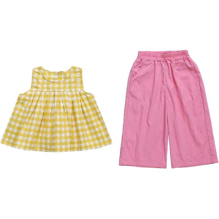 PROTECTCAMEL PROTECTCAMEL Pre School Two Piece Skirt Sets Crew Neck Moderate Short