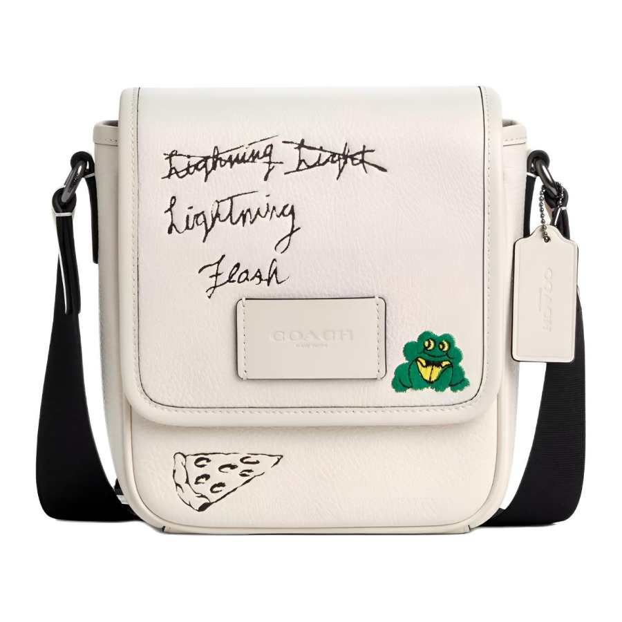 COACH Calfskin Crossbody Bags Mini Women's White