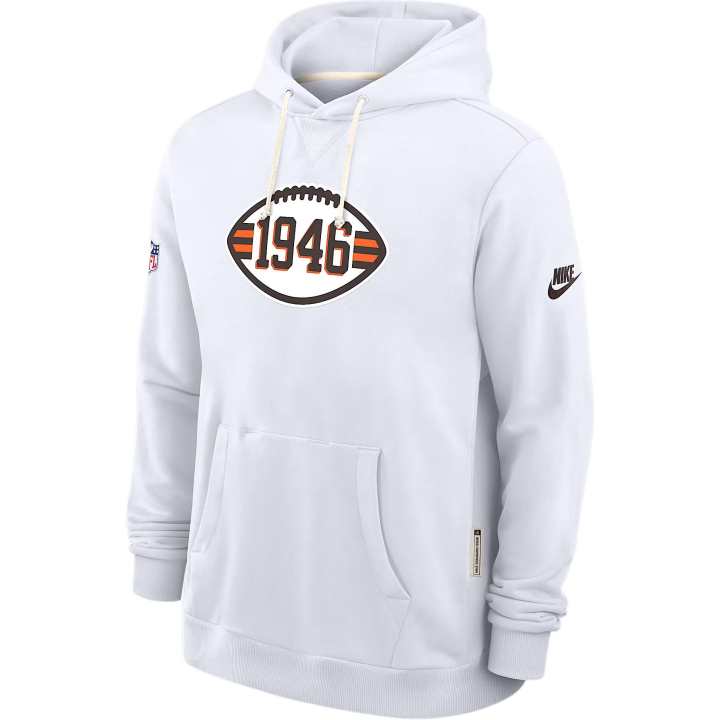 Nike Nike Cleveland Browns Alt Offensive Set Play Sideline Men's Nike Dri-FIT Nfl Pullover Hoodie
