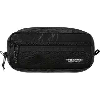 Thisisneverthat Nylon Travel Storage Bag Unisex Black