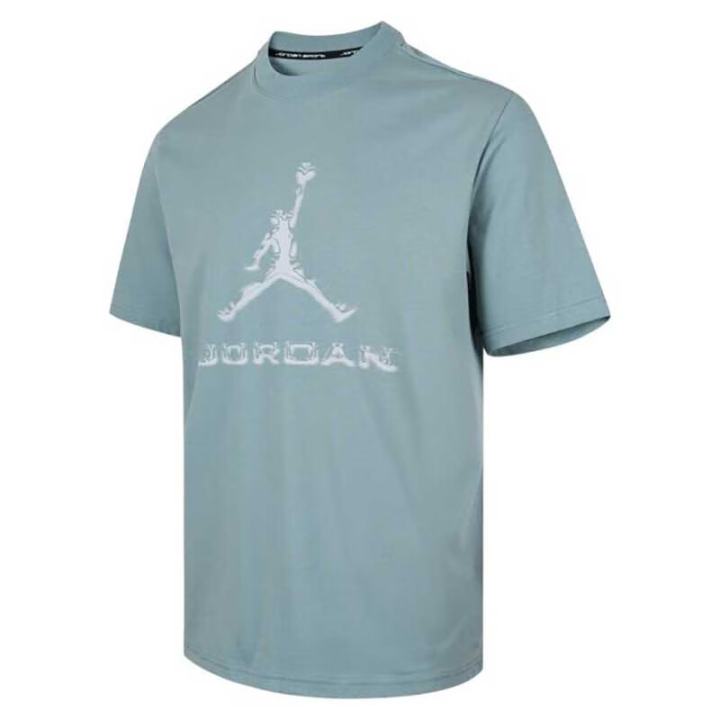Jordan Jordan As M J T Shirts Men's Light Blue Crew Neck Moderate