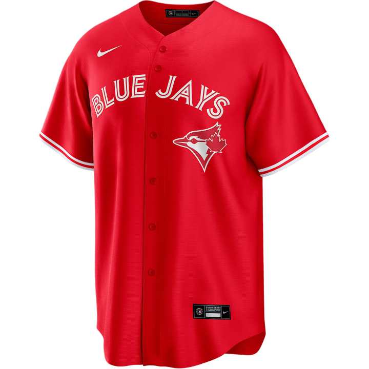 Nike Nike Toronto Blue Jays Canada Day Men's Nike Mlb Replica Jersey