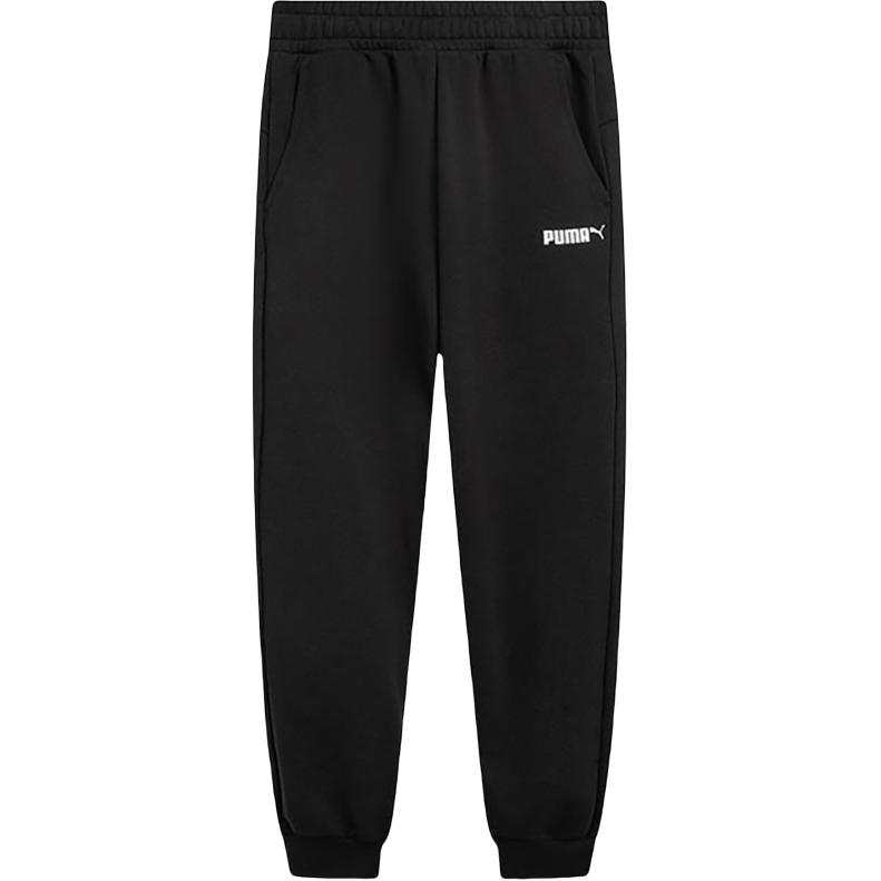 PUMA Casual Pants Unisex Black Moderate Cuffed Pants