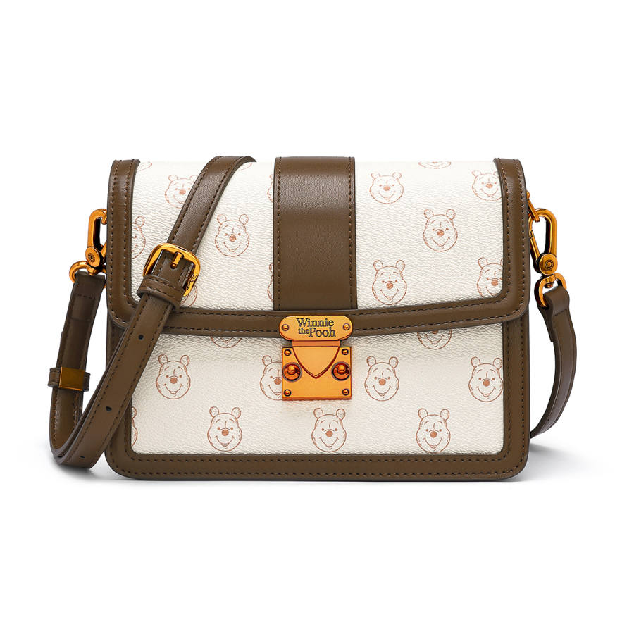 Disney Winnie The Pooh Pu Shoulder Bag Women's Ecru