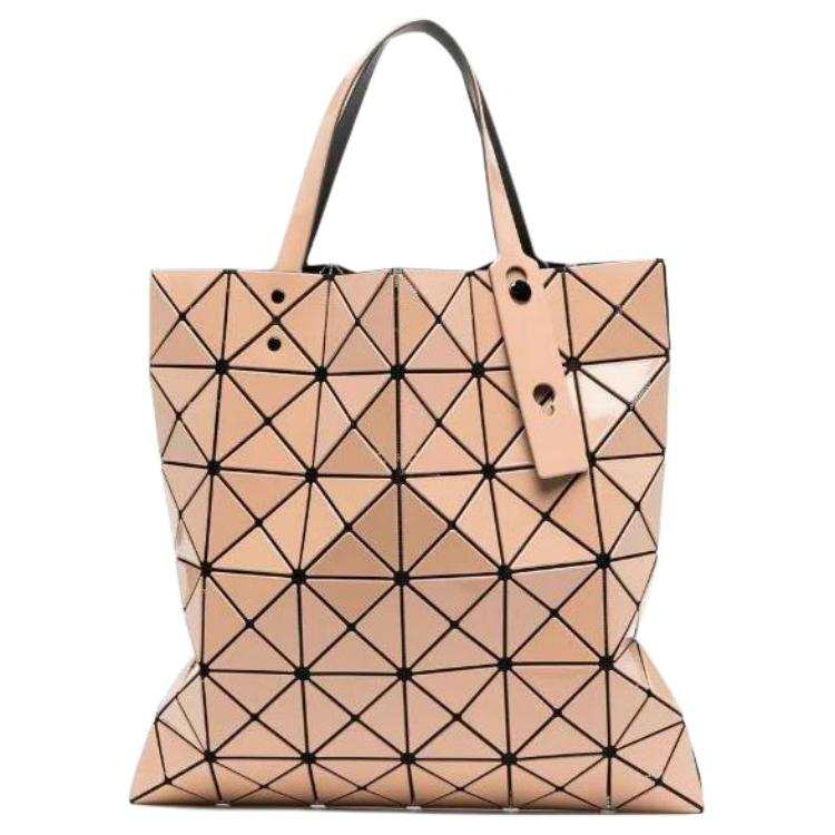 ISSEY MIYAKE Polyester Tote Bag, Shopping Bag, Handbag, Shoulder Bag Regular Women's Orange