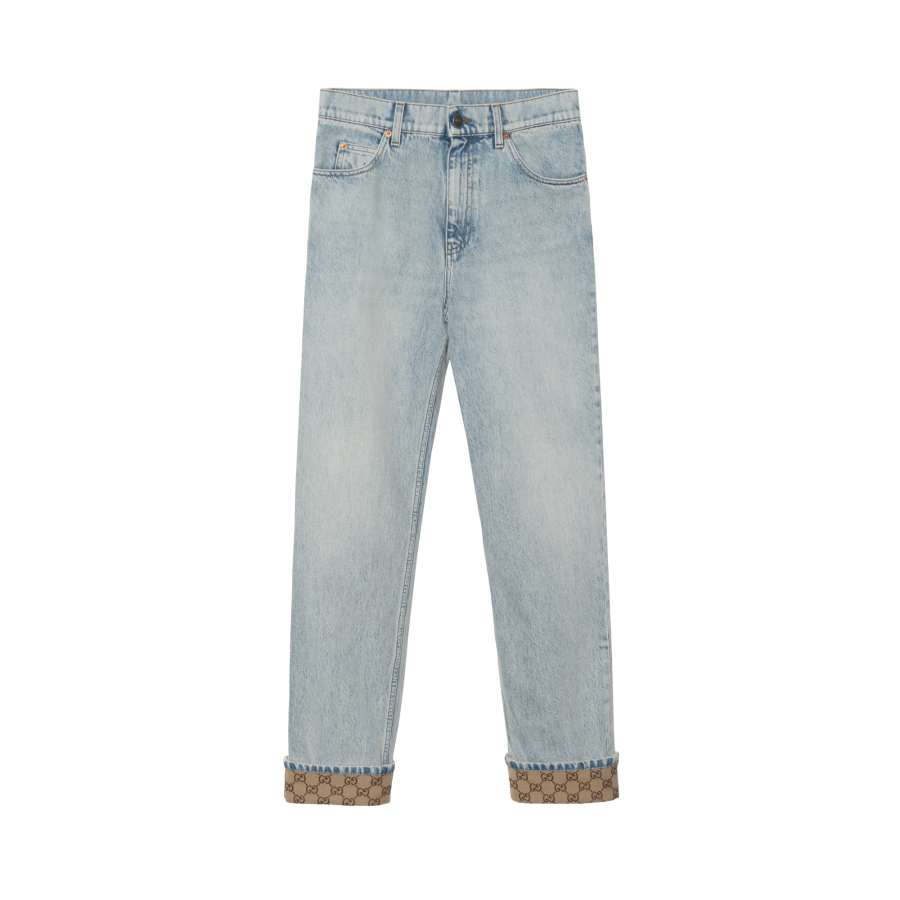 GUCCI GUCCI Gg Turn Up Jeans