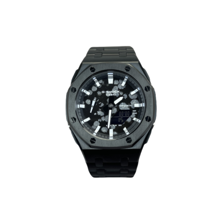 CASIO CASIO Custom Collection Quartz Movement Stainless Steel Watchband Watch Unisex Black Dial