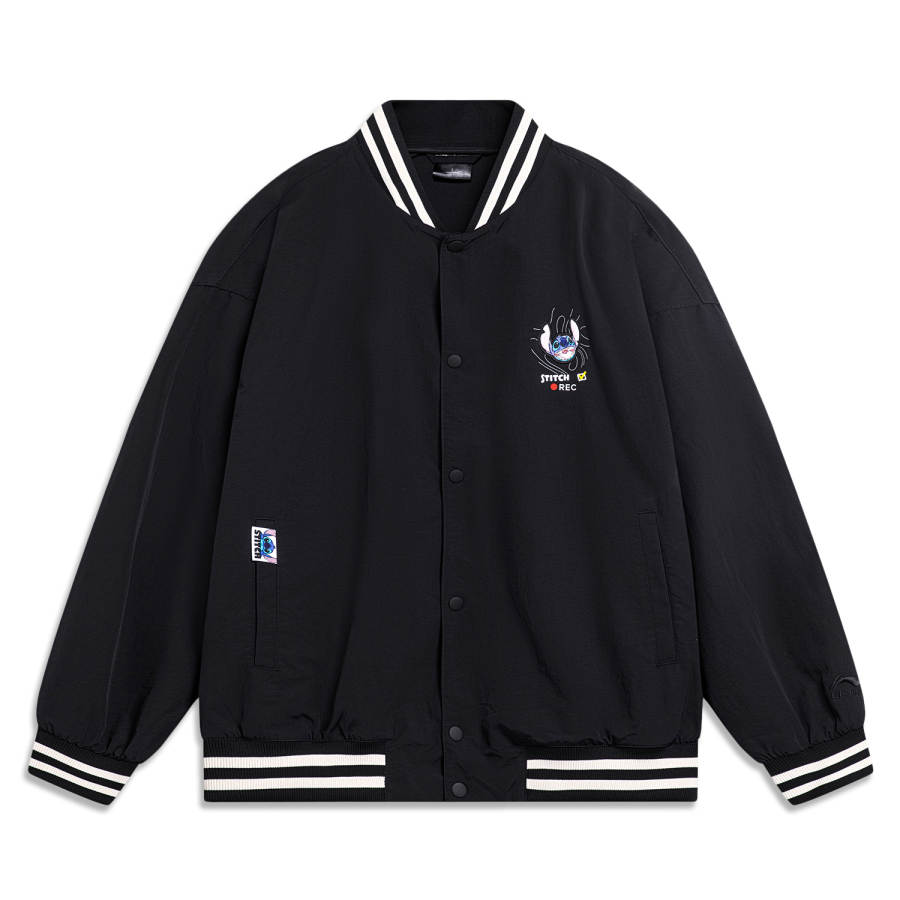 Li-Ning Li Ning Jackets Men's Black AJDT409 1 Stand Collar Moderate Pilot