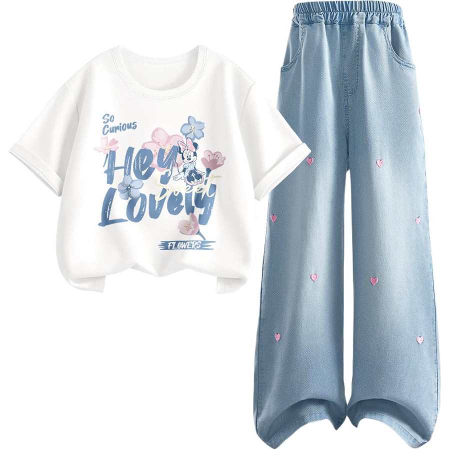 Disney Kids Casual Sportswear Crew Neck Thin