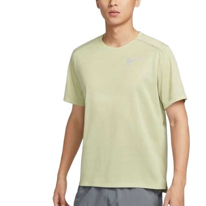 Nike Nike DRI FIT MILER T Shirt Men's Silver