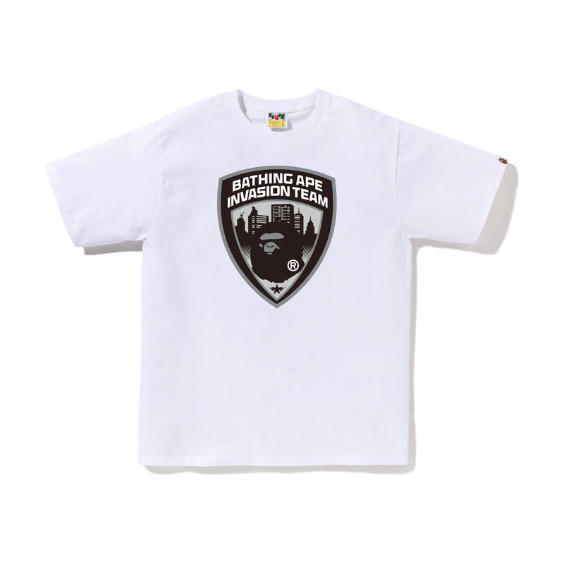 A BATHING APE A Bathing Ape emblem short-sleeve T-shirt